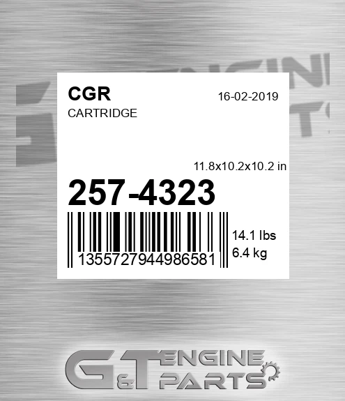 257-4323 CGR Cartridge