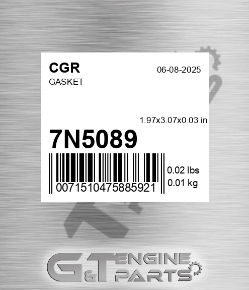 7N5089 CGR Gasket