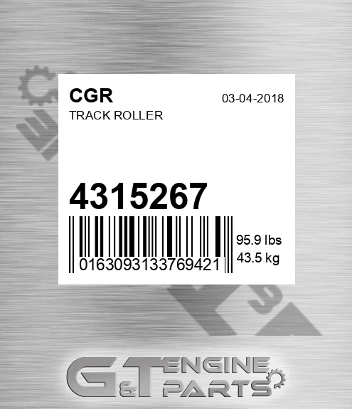4315267 Track Roller