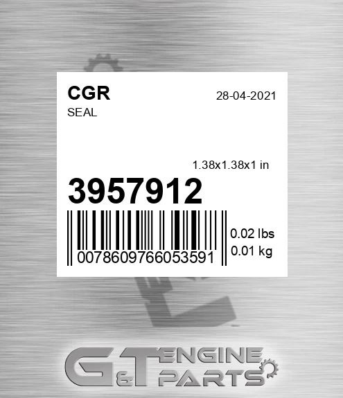 3957912 CGR Seal