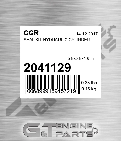 2041129 Seal Kit Hydraulic Cylinder