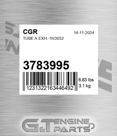 3783995 Tube A.exh.-1n3032