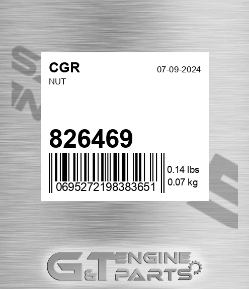 826469 CGR Nut