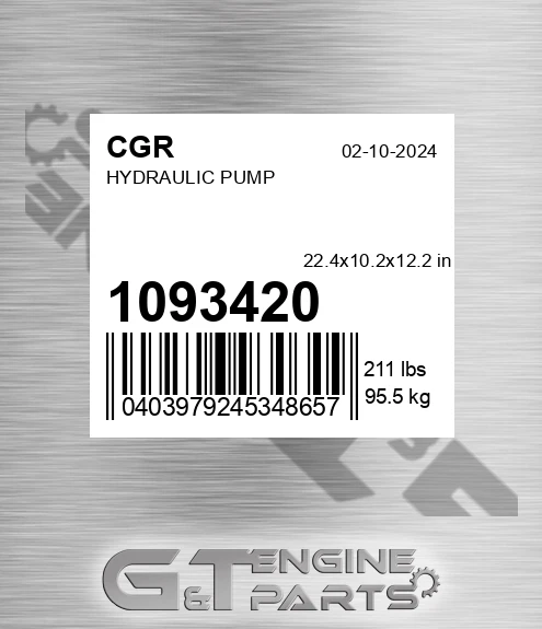 1093420 Hydraulic Pump