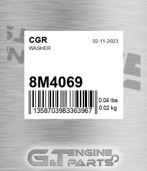 8M4069 CGR Washer