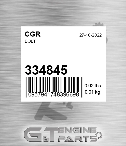 334845 Bolt