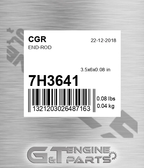 7H3641 CGR End-rod