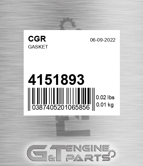 4151893 Gasket