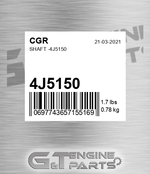 4J5150 Shaft -