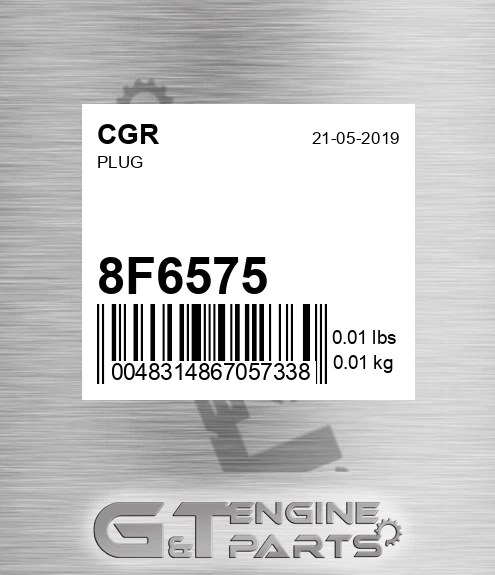 8F6575 CGR Plug
