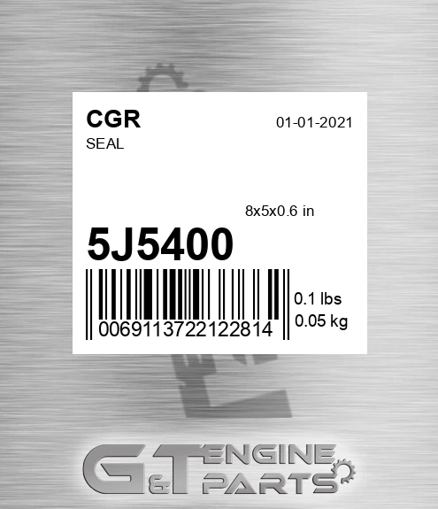 5J5400 Seal