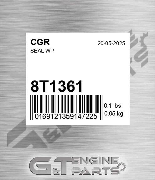 8T1361 Seal Wp