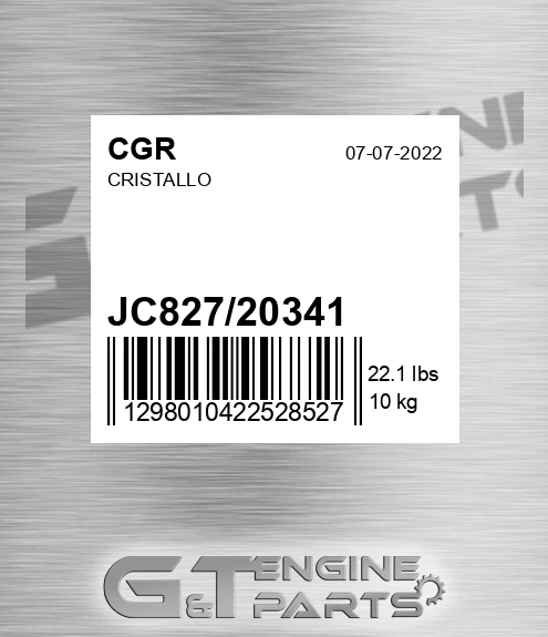 JC827/20341 Cristallo