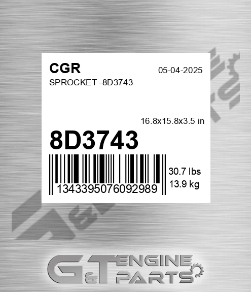 8D3743 Sprocket -