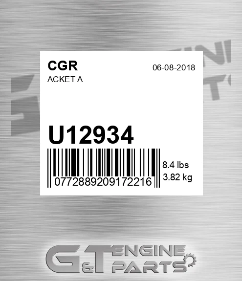 U12934 Acket A