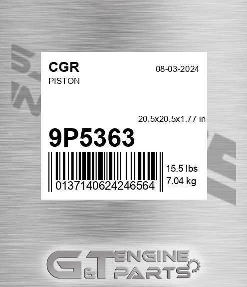 9P5363 Piston