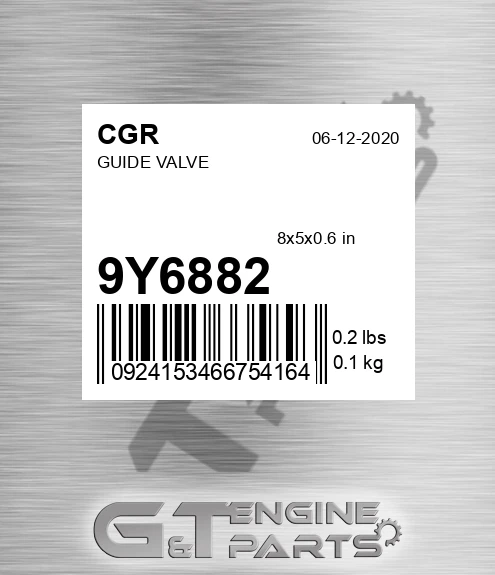9Y6882 Guide Valve for CGR