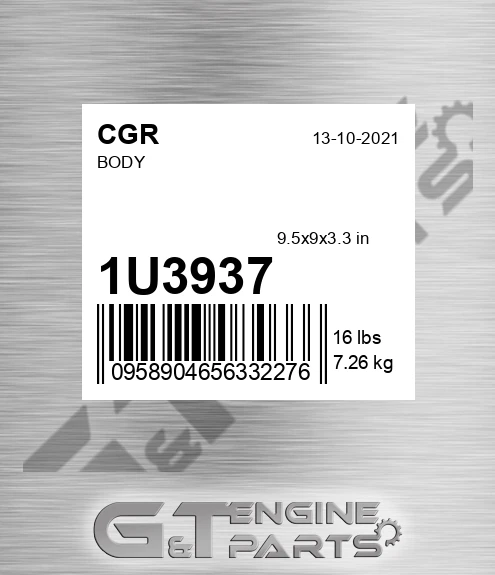 1U3937 Body for CGR
