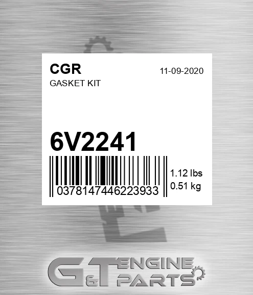 6V2241 CGR Gasket Kit