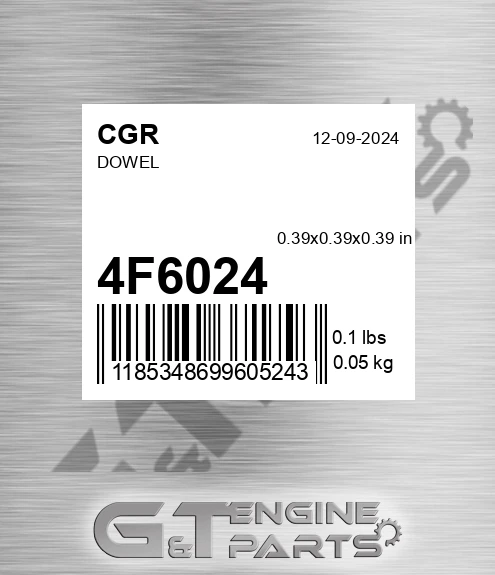 4F6024 CGR Dowel