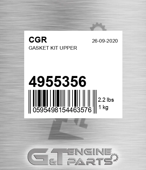 4955356 Gasket Kit Upper