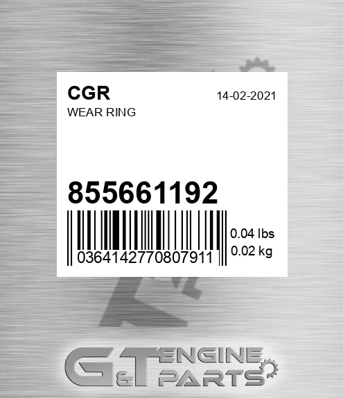 855661192 CGR Wear Ring