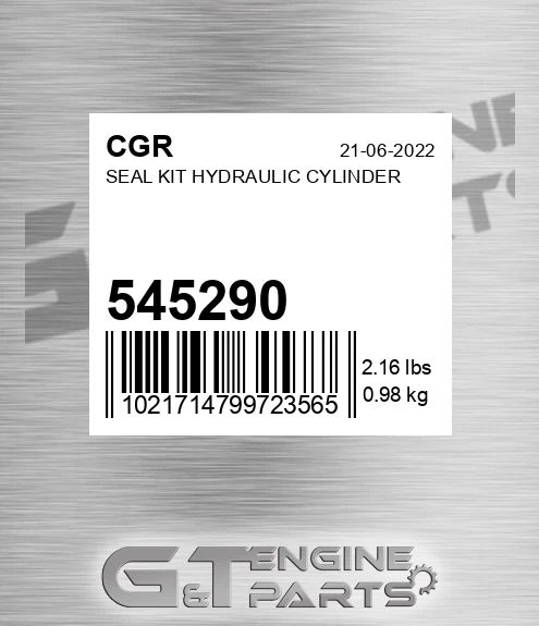 545290 CGR Seal Kit Hydraulic Cylinder