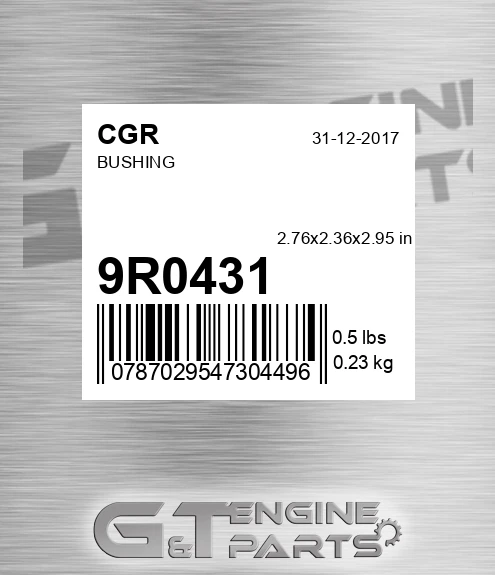 9R0431 CGR Bushing