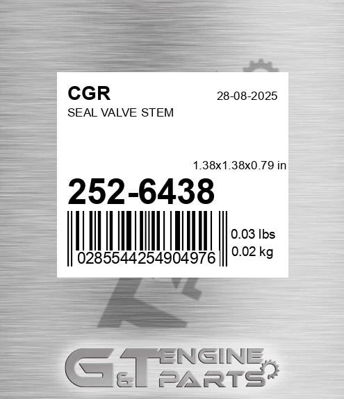 252-6438 Seal Valve Stem