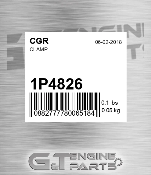 1P4826 Clamp for CGR