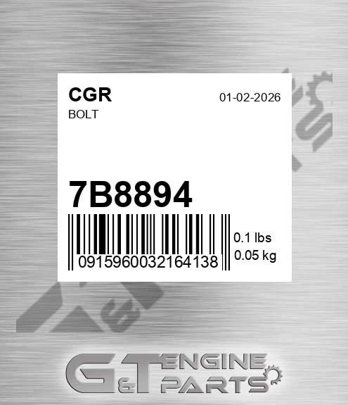 7B8894 Bolt