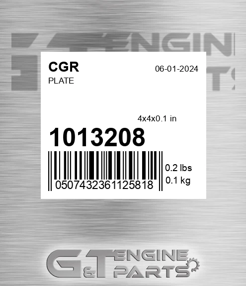 1013208 Plate