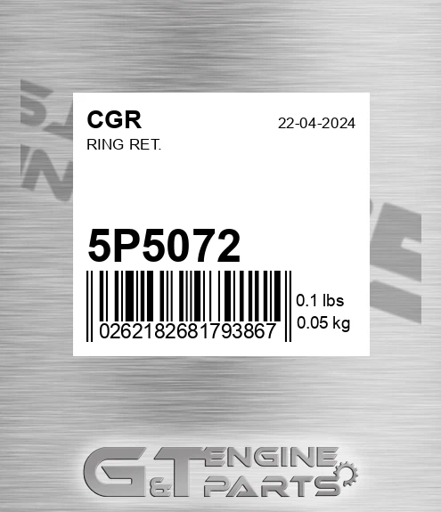 5P5072 Ring Ret.