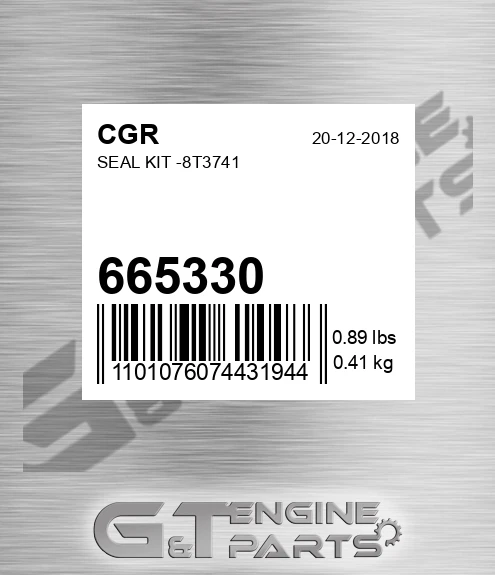 665330 Seal Kit -8t3741