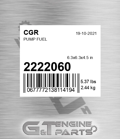 2222060 CGR Pump Fuel