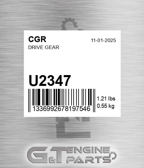 U2347 Drive Gear