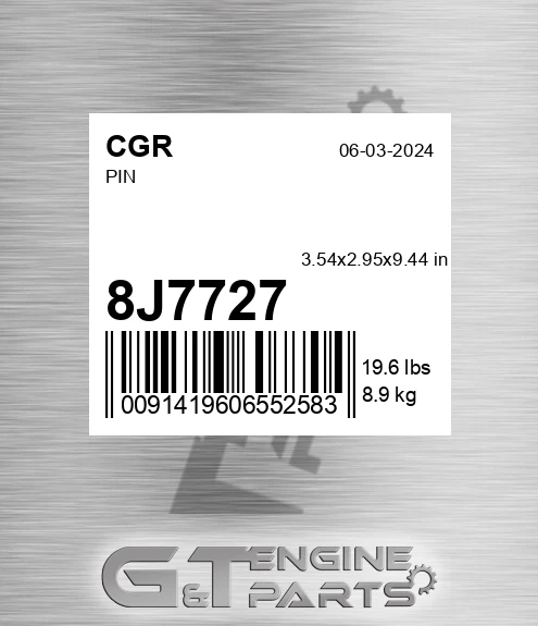 8J7727 CGR Pin