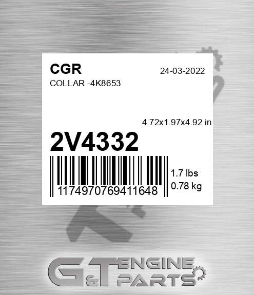 2V4332 CGR Collar -4k8653