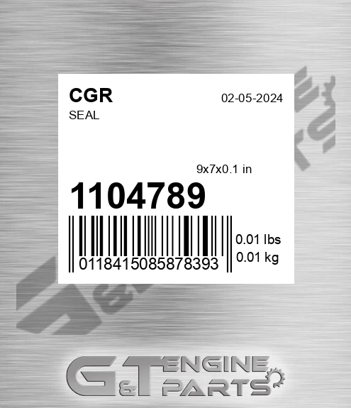 1104789 CGR Seal
