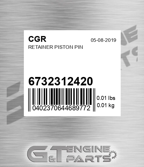 6732312420 Retainer Piston Pin