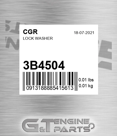 3B4504 Lock Washer