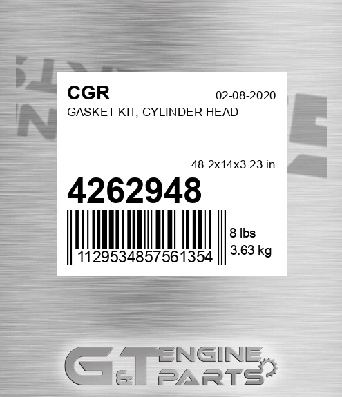 4262948 Gasket Kit, Cylinder Head
