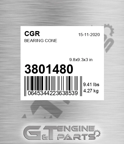 3801480 Bearing Cone