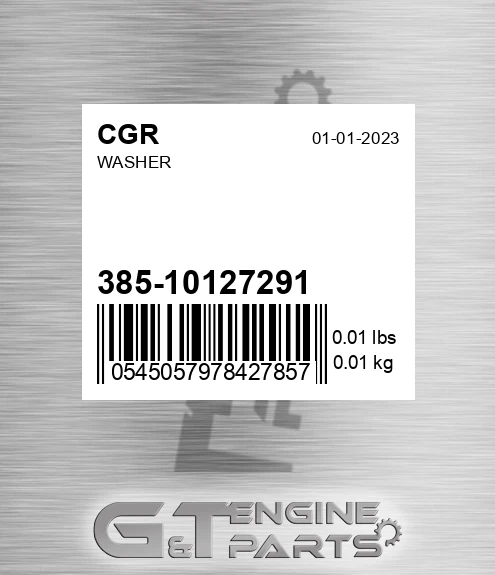 385-10127291 CGR Washer