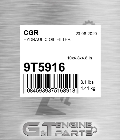 9T5916 CGR Hydraulic Oil Filter