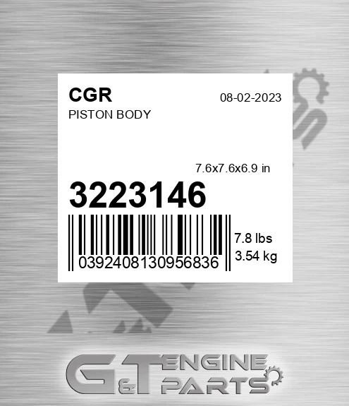 3223146 CGR Piston Body