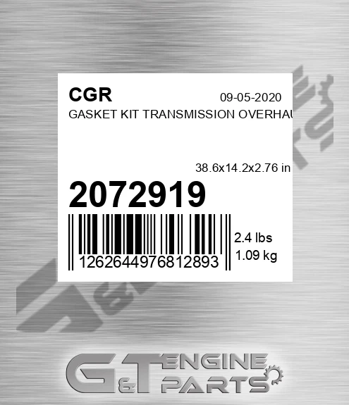 2072919 Gasket Kit Transmission Overhaul