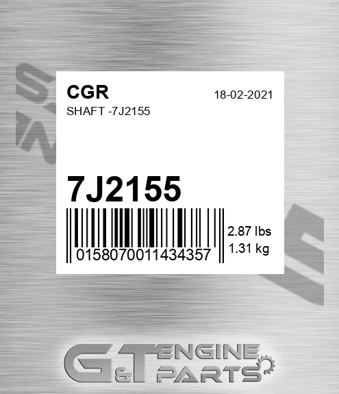7J2155 Shaft -