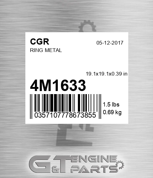4M1633 Ring Metal