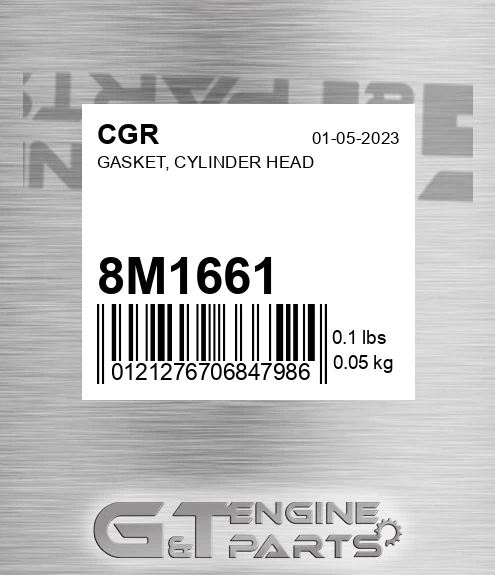 8M1661 Gasket, Cylinder Head